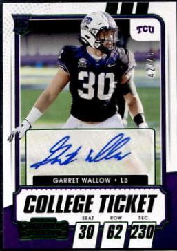 Garret Wallow [Autograph Green] #254
