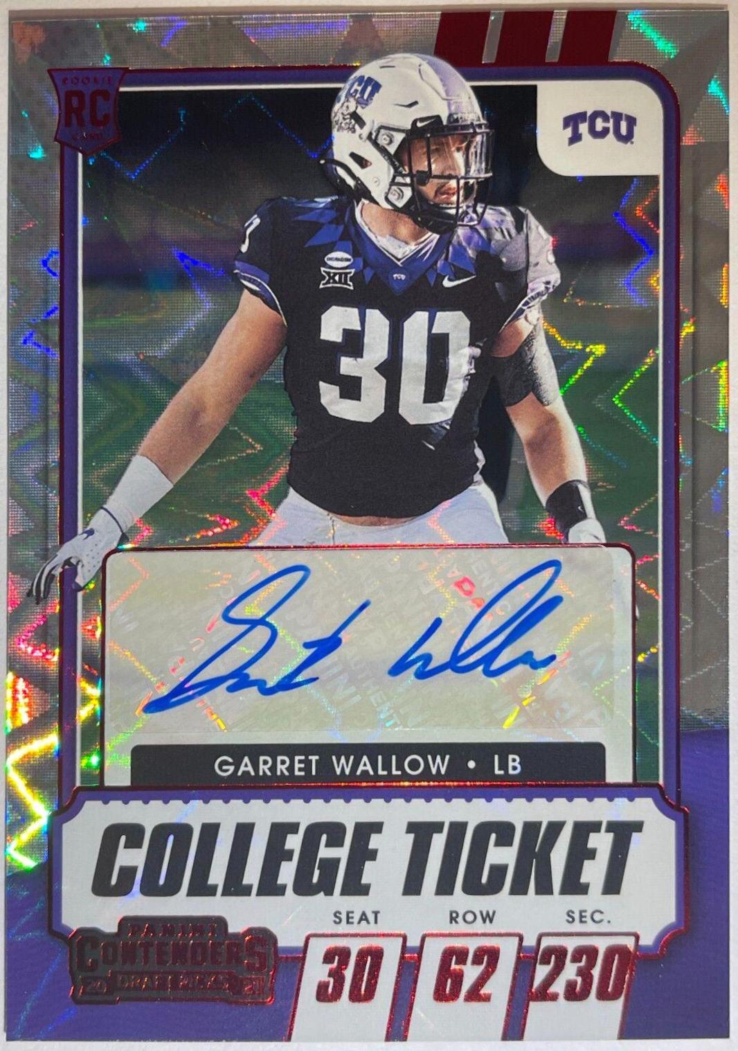 Garret Wallow [Autograph Red Explosion] #254