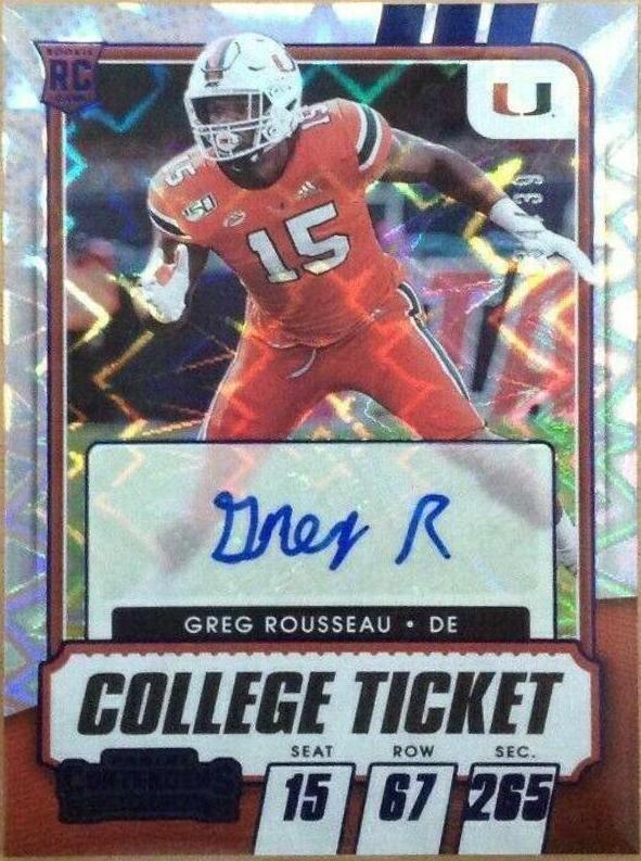 Greg Rousseau [Autograph Blue] #152