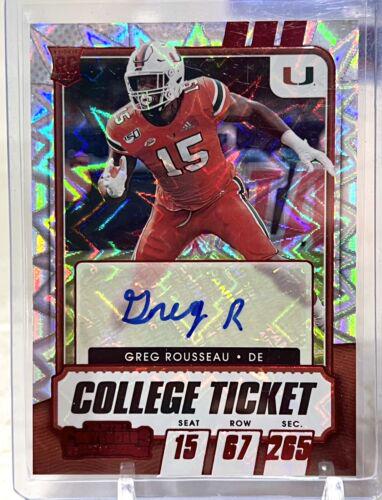 Greg Rousseau [Autograph Red Explosion] #152