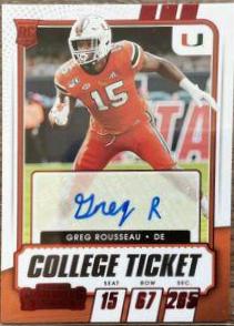 Greg Rousseau [Autograph Red] #152