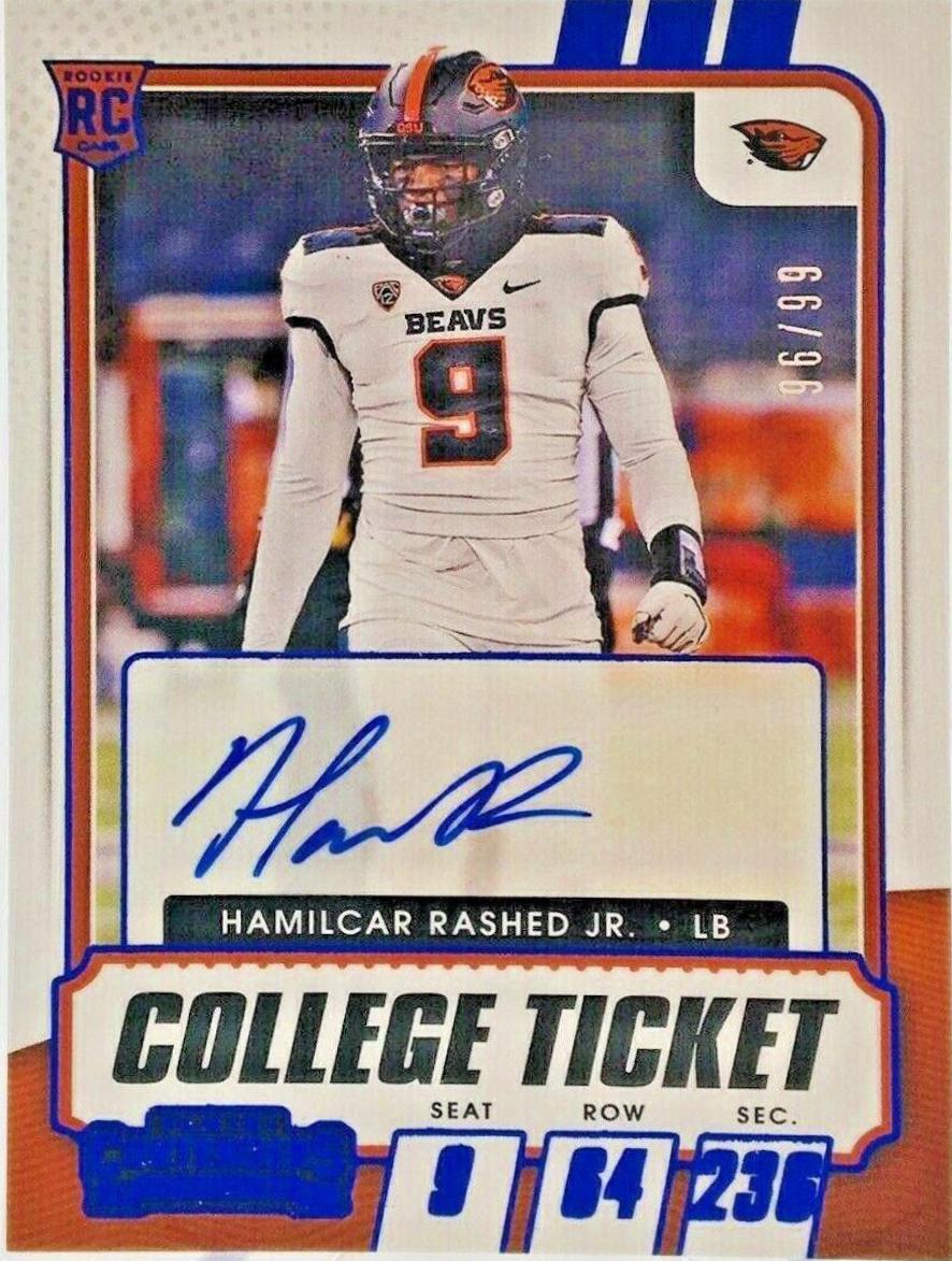 Hamilcar Rashed Jr. [Autograph Blue] #165