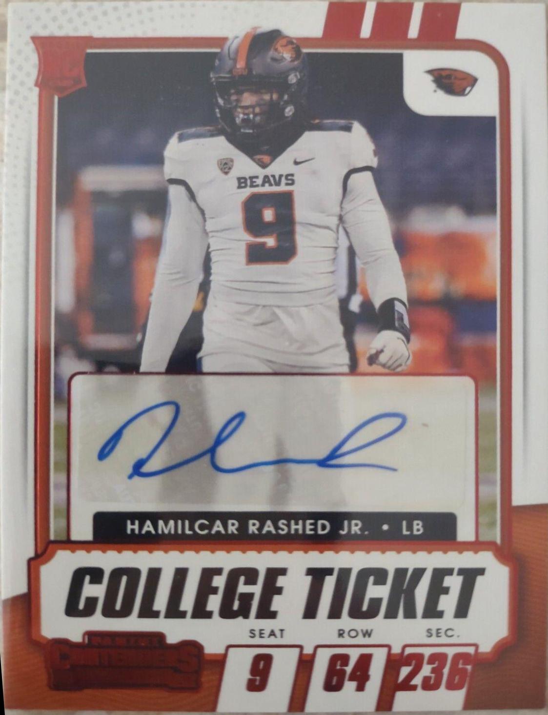 Hamilcar Rashed Jr. [Autograph Red] #165
