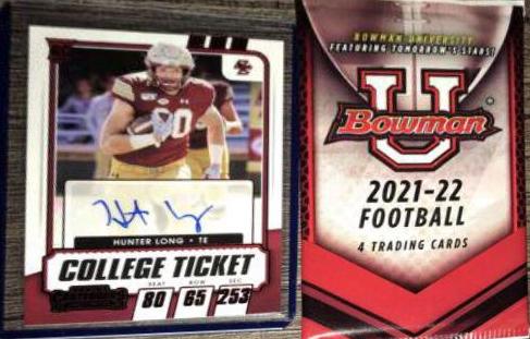 Hunter Long [Autograph Campus Ticket] #189