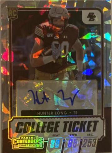Hunter Long [Autograph Gold Cracked Ice] #189