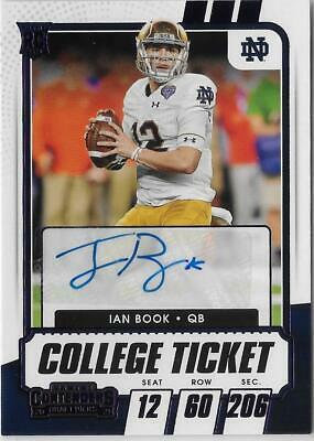 Ian Book [Autograph Campus Ticket] #226