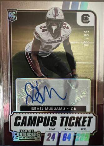 Israel Mukuamu [Autograph Campus Ticket] #203