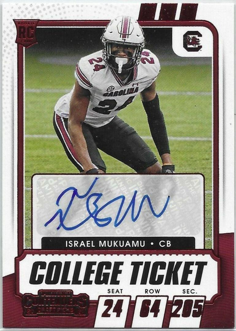 Israel Mukuamu [Autograph Red] #203