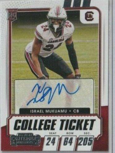 Israel Mukuamu [Autograph] #203