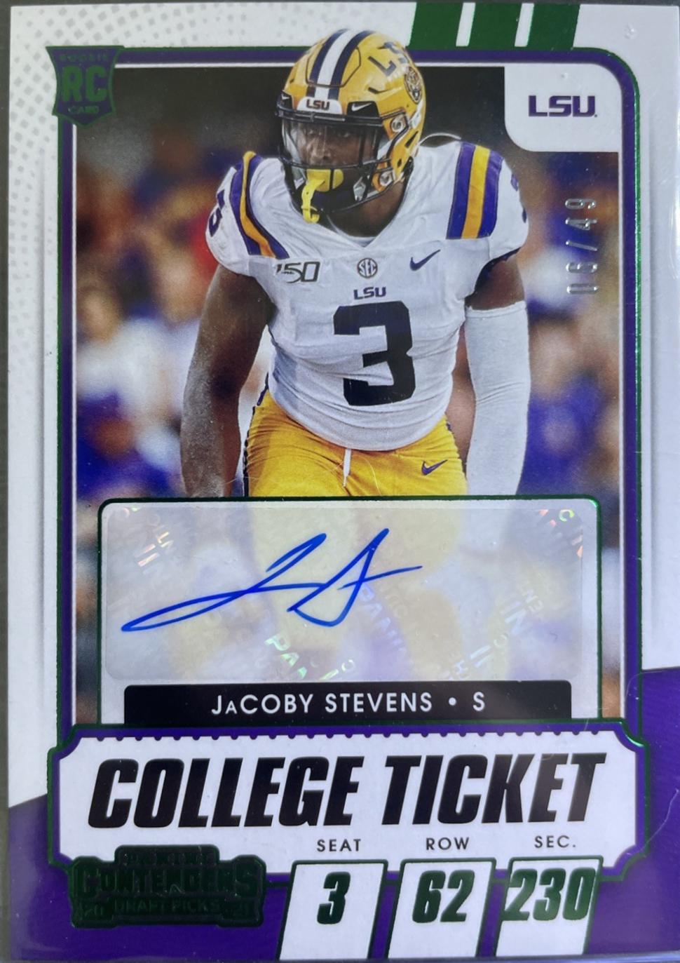 JaCoby Stevens [Autograph Green] #227