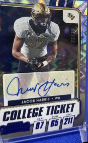 Jacob Harris [Autograph Blue Explosion] #262