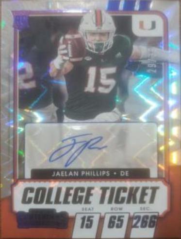 Jaelan Phillips [Autograph Blue Explosion] #290