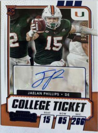 Jaelan Phillips [Autograph Blue] #290