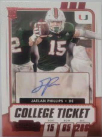 Jaelan Phillips [Autograph Red] #290