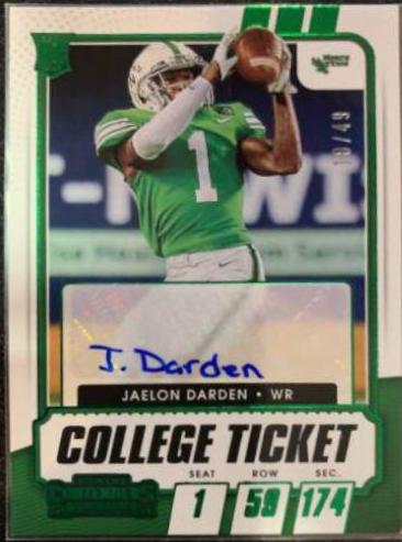 Jaelon Darden [Autograph Green] #321