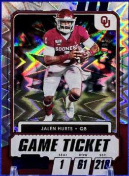 Jalen Hurts [Cracked Ice Ticket] #26