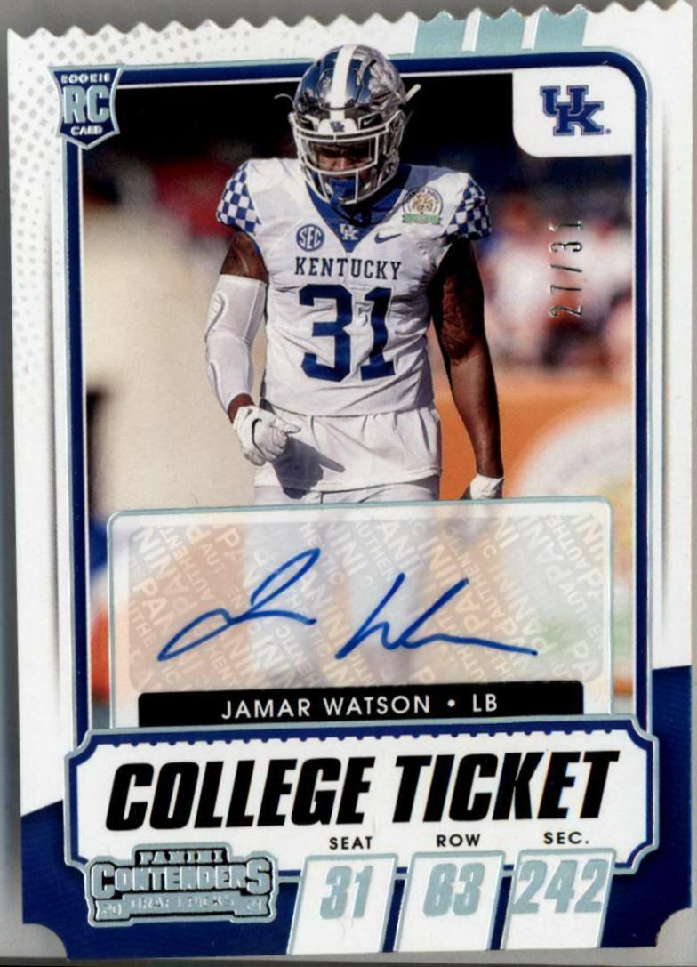 Jamar Watson [Autograph Stub] #177