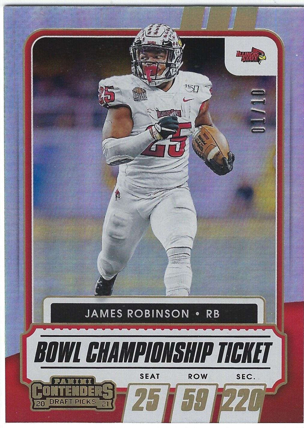 James Robinson [Bowl Championship Ticket] #72