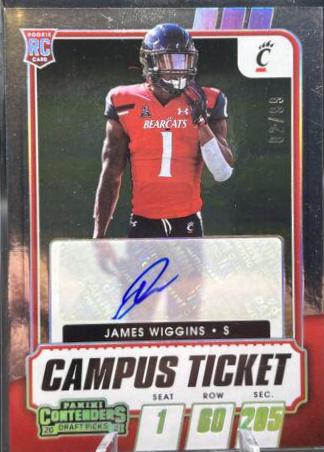 James Wiggins [Autograph Blue] #307