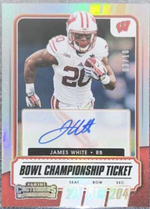 James Wiggins [Autograph Bowl Championship Ticket] #307