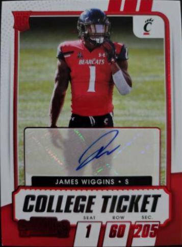 James Wiggins [Autograph Red] #307