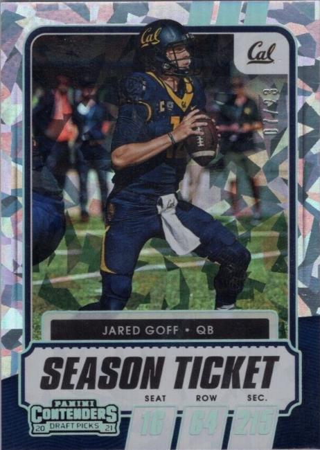 Jared Goff [Cracked Ice Ticket] #7