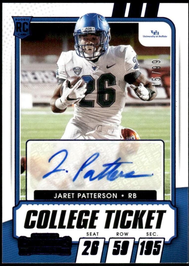 Jaret Patterson [Autograph Blue] #183