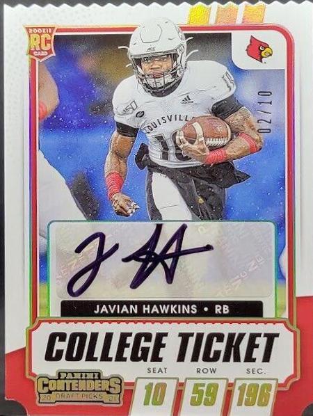 Javian Hawkins [Autograph Stub] #122C