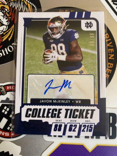Javon McKinley [Autograph Blue] #323