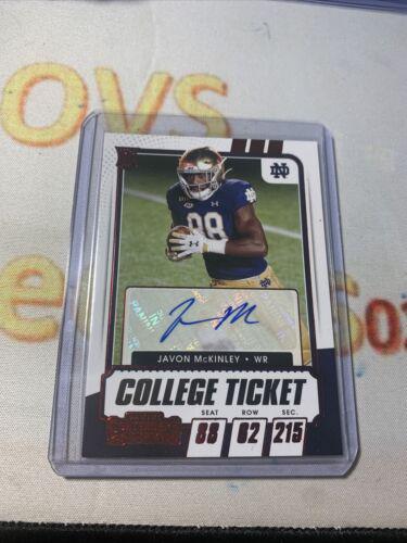 Javon McKinley [Autograph Red] #323