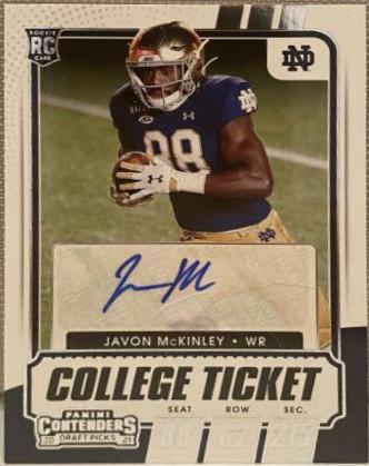 Javon McKinley [Autograph] #323