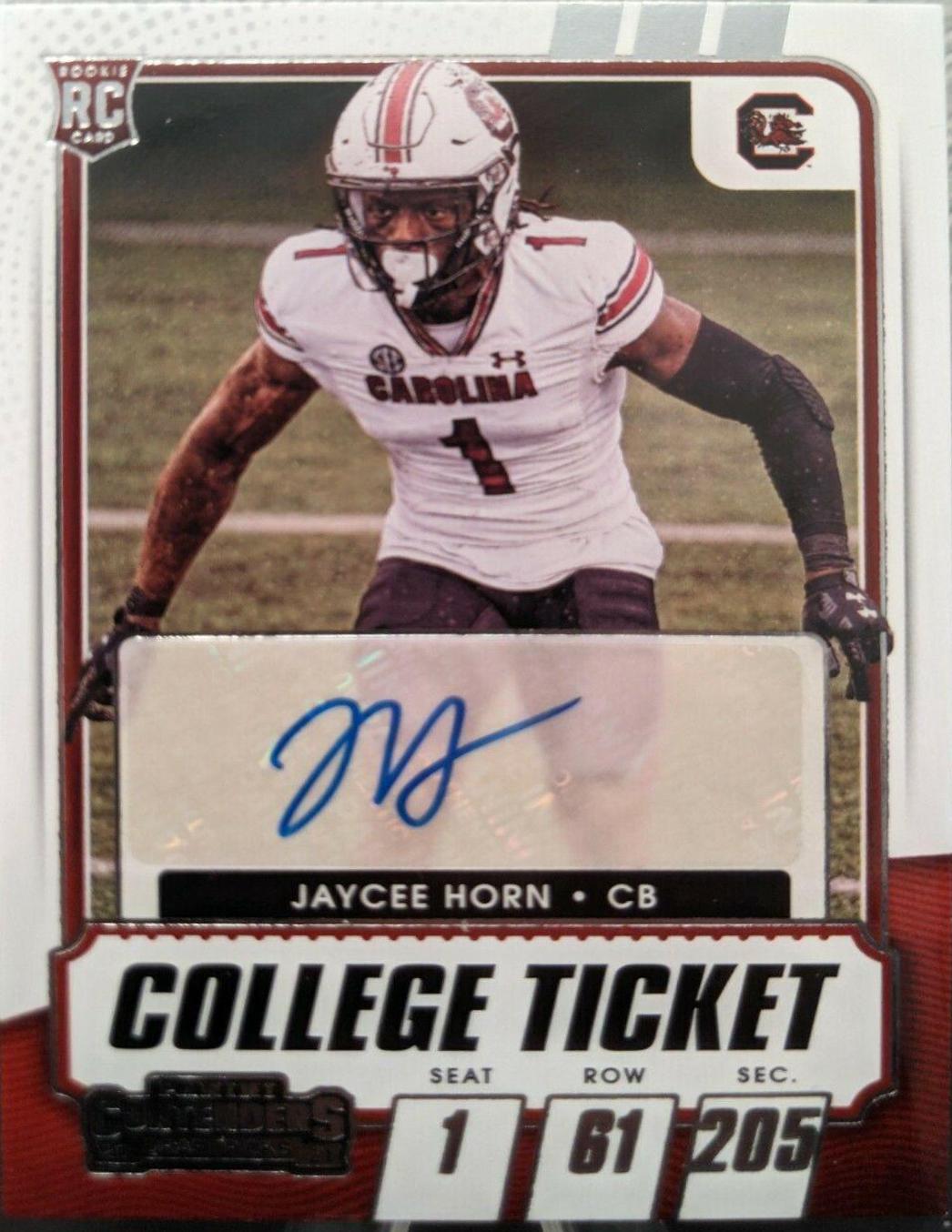 Jaycee Horn [Autograph] #212