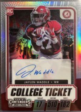Jaylen Waddle [Autograph Campus Ticket] #110