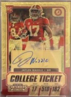 Jaylen Waddle [Autograph Premium Gold] #110