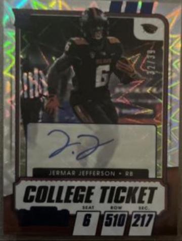 Jermar Jefferson [Autograph Blue Explosion] #126
