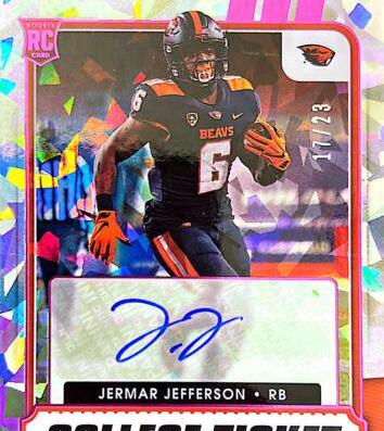 Jermar Jefferson [Autograph Pink Cracked Ice] #126