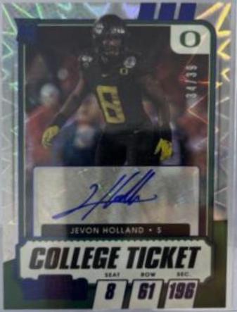 Jevon Holland [Autograph Blue Explosion] #160