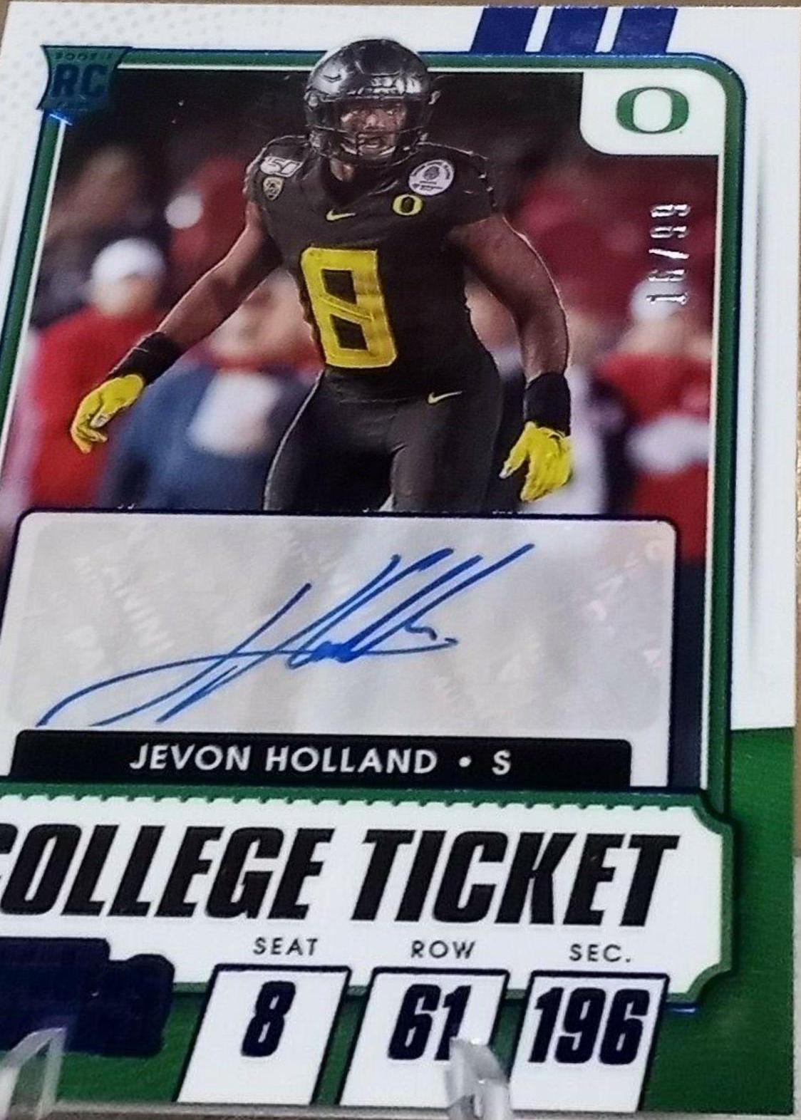 Jevon Holland [Autograph Blue] #160