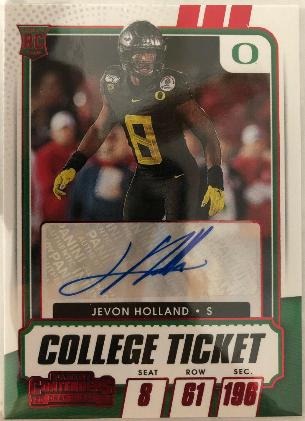 Jevon Holland [Autograph Red] #160