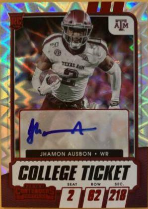 Jhamon Ausbon [Autograph Red Explosion] #260