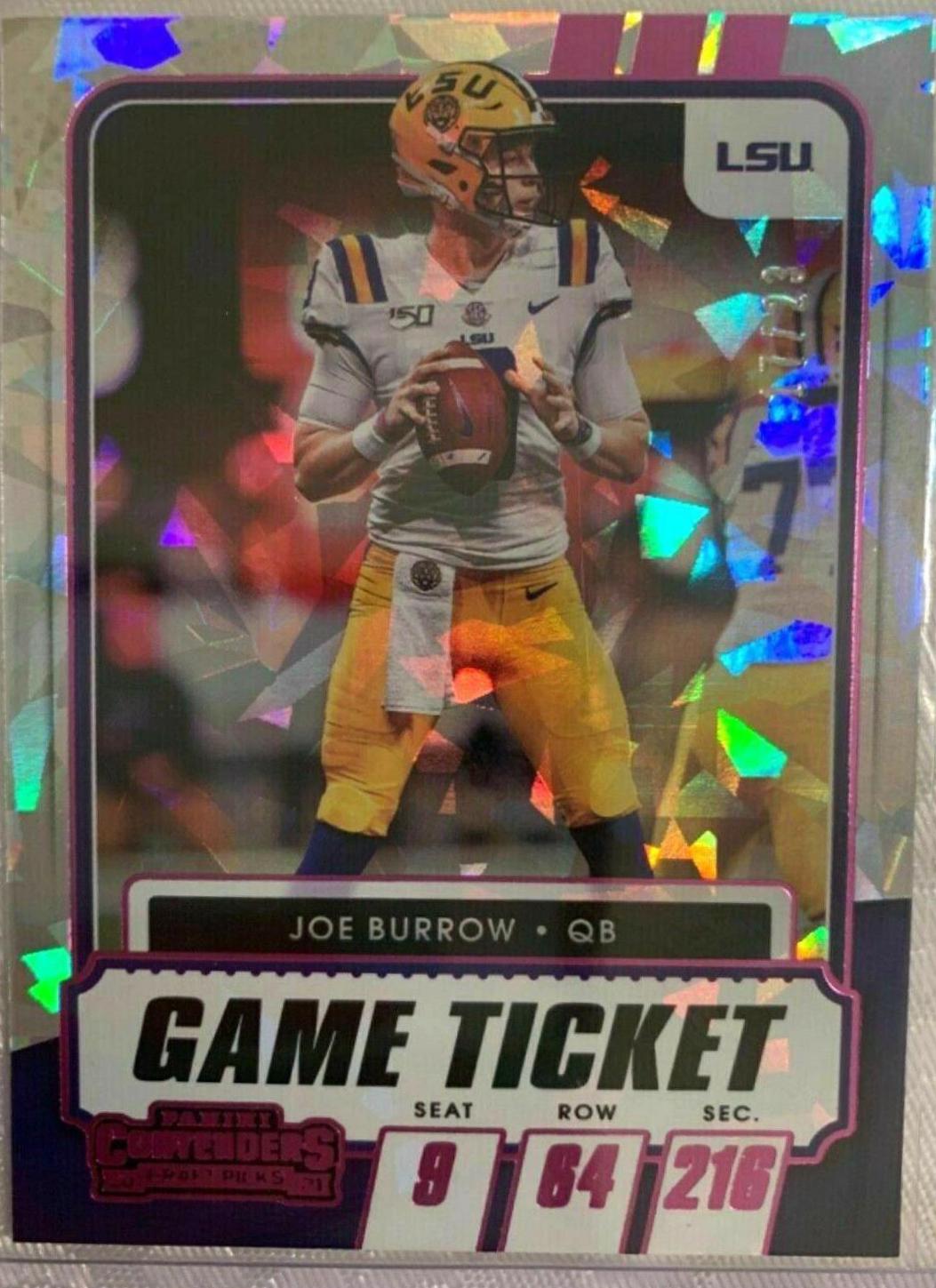 Joe Burrow [Cracked Ice Ticket] #18