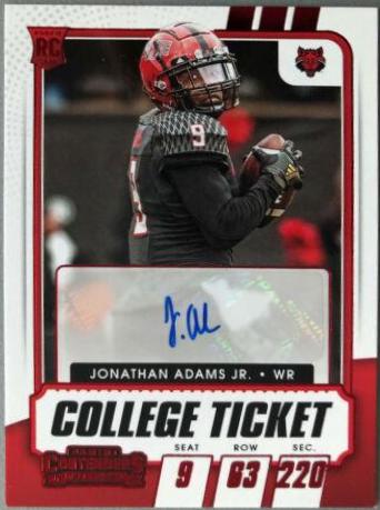 Jonathan Adams Jr. [Autograph Red] #313