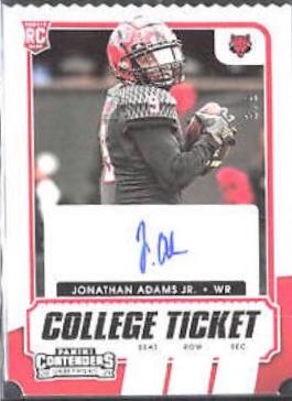 Jonathan Adams Jr. [Autograph Stub] #313