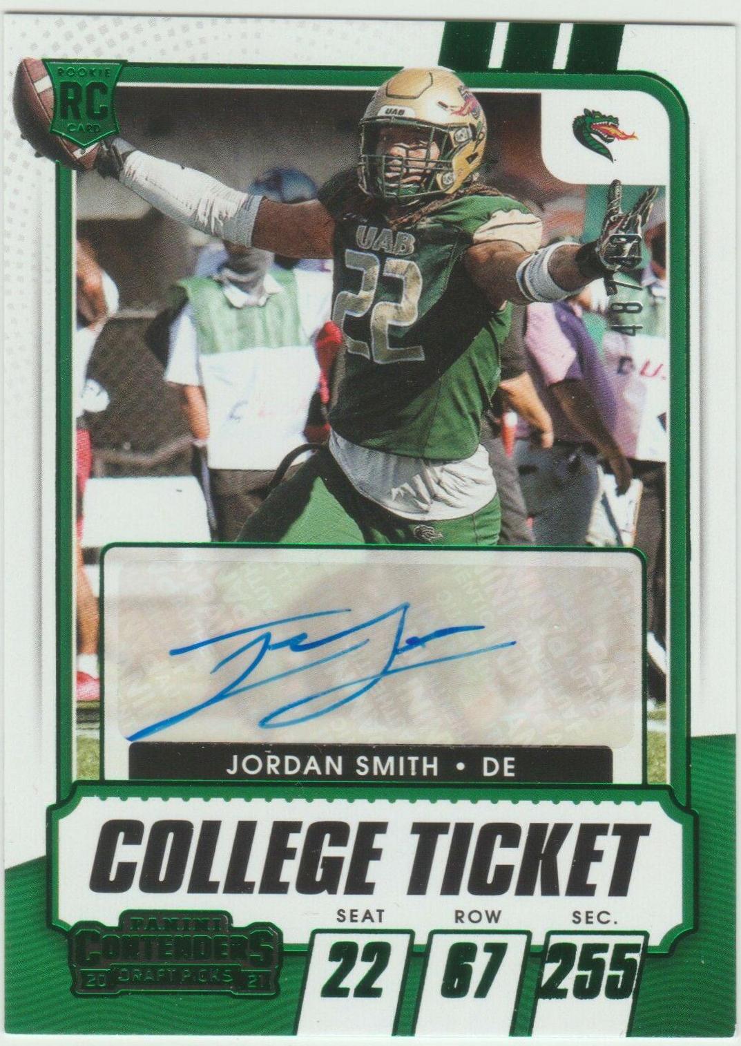 Jordan Smith [Autograph Green] #291