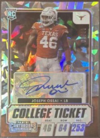 Joseph Ossai [Autograph Cracked Ice Ticket] #161