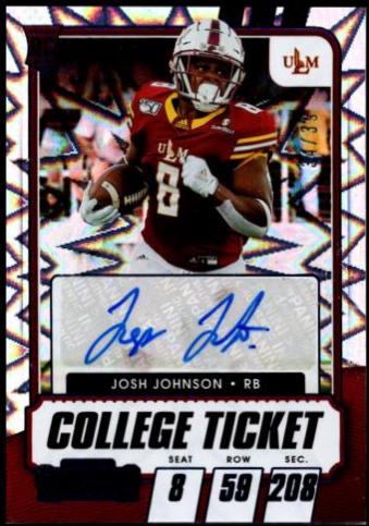 Josh Johnson [Autograph Blue Explosion] #273