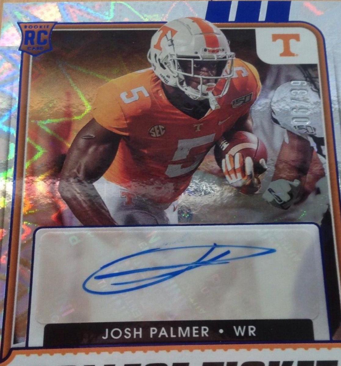 Josh Palmer [Autograph Blue Explosion] #245