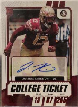 Joshua Kaindoh [Autograph Purple] #325