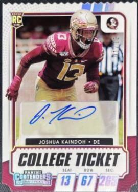 Joshua Kaindoh [Autograph Stub] #325