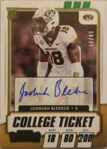 Joshuah Bledsoe [Autograph Green] #255